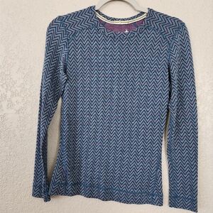Smartwool Merino 250 Base Layer Pattern Crew Top, Women's, Medium